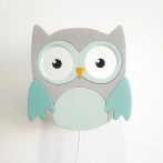 Bagoly  fali lámpa, menta