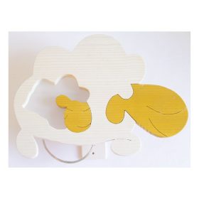 Bárány falilámpa - gyereklámpa fából 