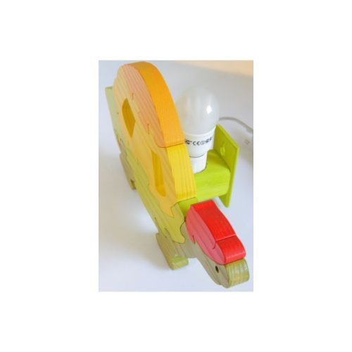 Teknős fali lámpa , narancs 