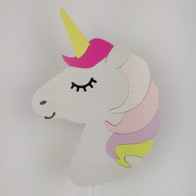 Bagoly szürke-rózsaszín fali lámpa