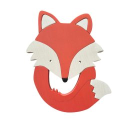 Róka falilámpa - gyereklámpa fából