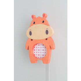 Vízilovas lazac fali lámpa 