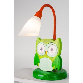 Bagoly zöld asztali lámpa, SZÉPSÉGHIBÁS 