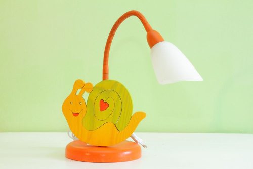 Csiga asztali lámpa - SZÉPSÉGHIBÁS !