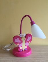 Pillangó  asztali lámpa, pink