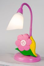 Virág asztali lámpa. kis szépséghibával
