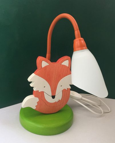 Róka asztali lámpa - SZÉPSÉGHIBÁS !