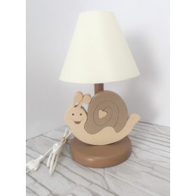 Csiga éjjeli lámpa, barna