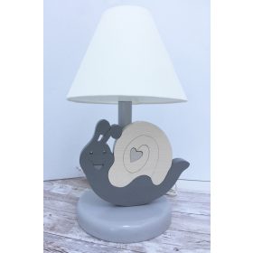 Csiga éjjeli lámpa, szürke