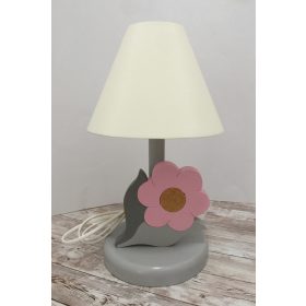 Virág éjjeli lámpa, szürke