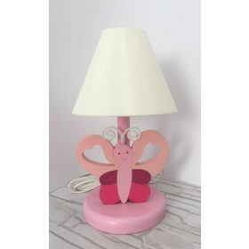 Pillangó  éjjeli lámpa, rózsa tricolor