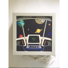 Űrhajó éjjeli fény