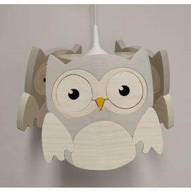 Bagoly szürke-rózsaszín csillár