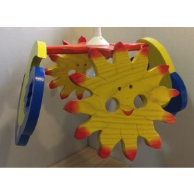 Nap/Hold csillár,  4 elemes