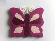 Pillangó lila  bútordísz