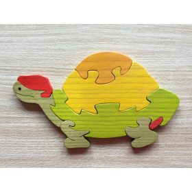 Teknős narancs bútordísz