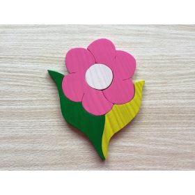 Virág pink bútordísz