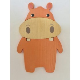 Viziló bútordísz , lazac