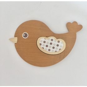 Madárka bútordísz, barna