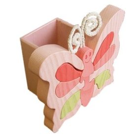 Pillangó rózsa ceruzatartó