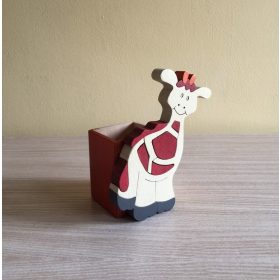 Zsiráf ceruzatartó