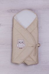 Kókuszpólya - Lulu bagoly ,  bézs pöttyös