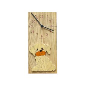 Kutyás óra fából