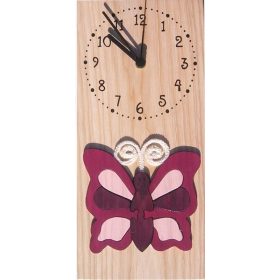Pillangós óra, lila 