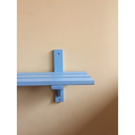Világoskék  színű polc 2 méretben 