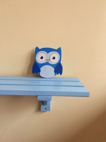 Világoskék  színű polc 2 méretben 