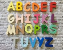 Gabeliz ABC - Ragasztható fa betűk
