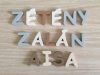 Gabeliz ABC - Ragasztható fa betű