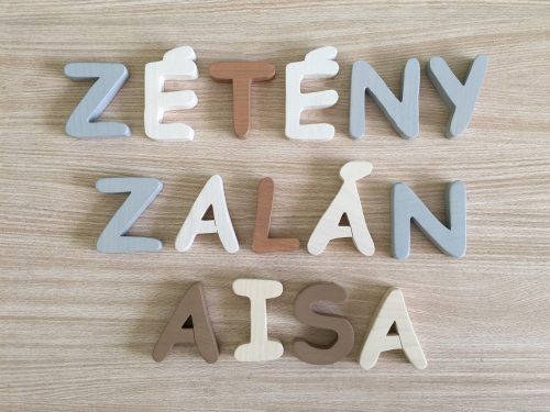 Gabeliz ABC - Ragasztható fa betű
