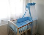 4 részes babaágynemű szett - Kék Peti