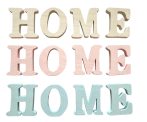 HOME betűsor fából különböző színekben HOME betűsor fából különböző színekben