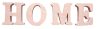HOME betűsor fából különböző színekben