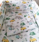 3 részes babaágynemű szett - Nyári tábor