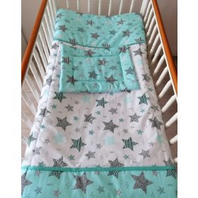 2 részes babaágynemű szett - GEO STAR, menta