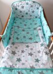 3 részes babaágynemű szett - GEO STAR, menta