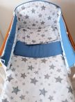 3 részes babaágynemű szett - GEO STAR, kék