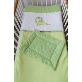 2 részes babaágynemű szett - Zöld dínók