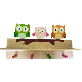 Polcos fogas fából, natúr hátlappal